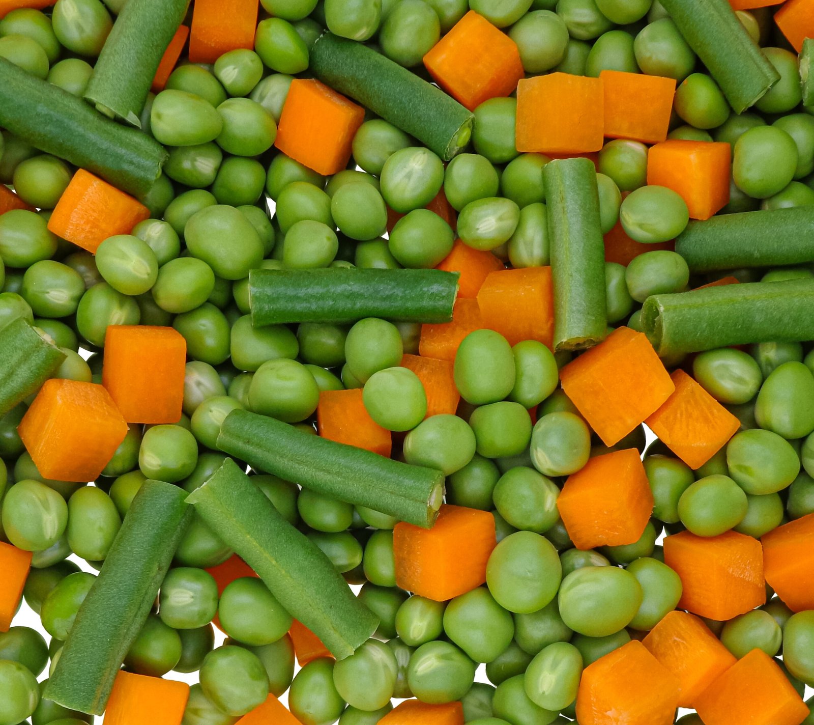 Peas, Carrots & Green beans